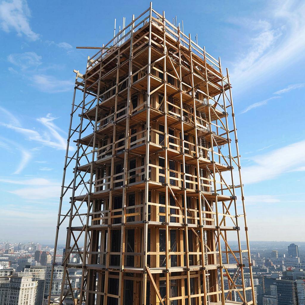 Эффективные строительные леса для безопасной работы на высоте